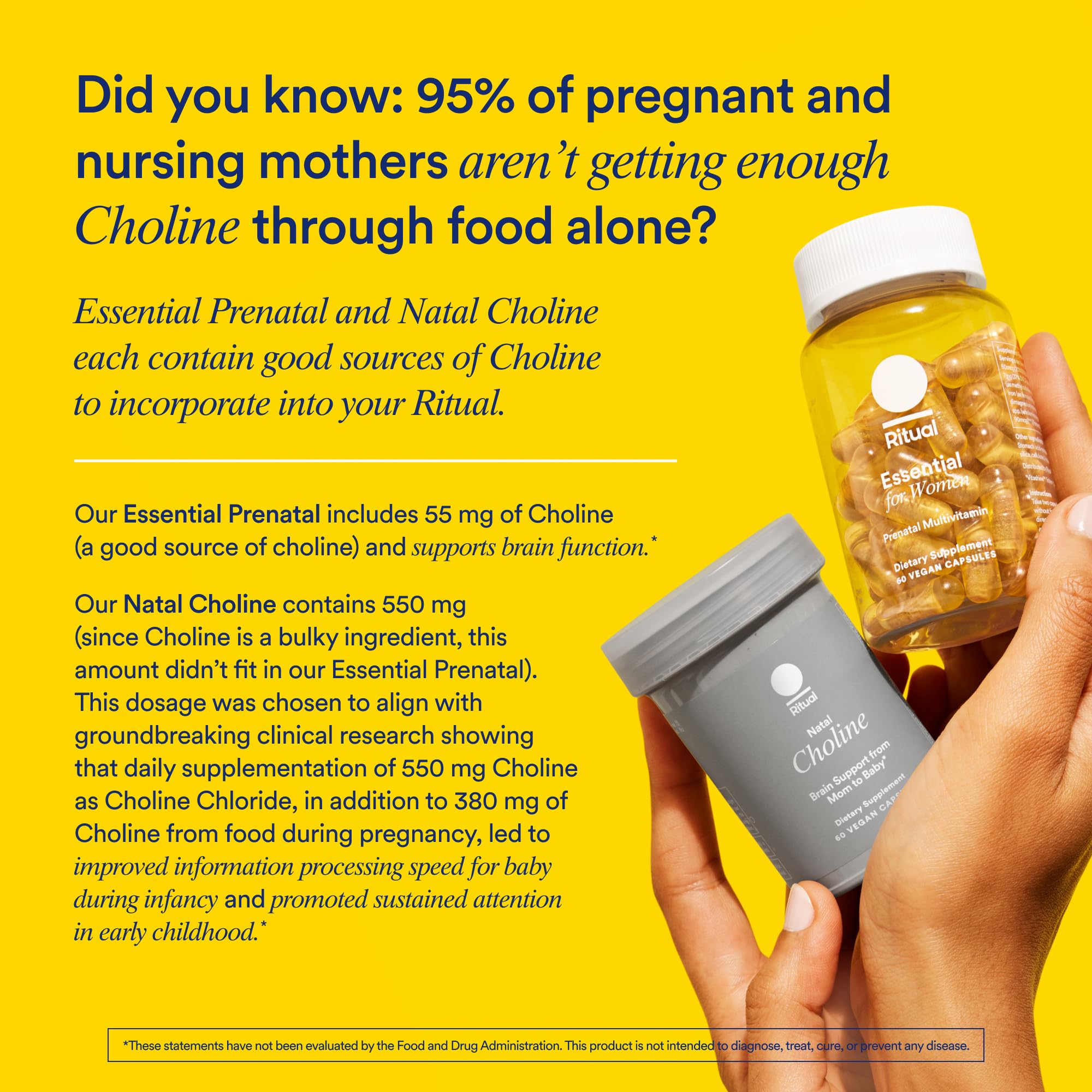 Ritual Essential for Women Prenatal Multivitamin non-GMO verified badge ensures ingredient integrity