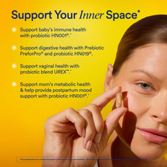 Ritual Natalbiotic mom’s metabolic health: supports normal glucose levels during pregnancy and mood.