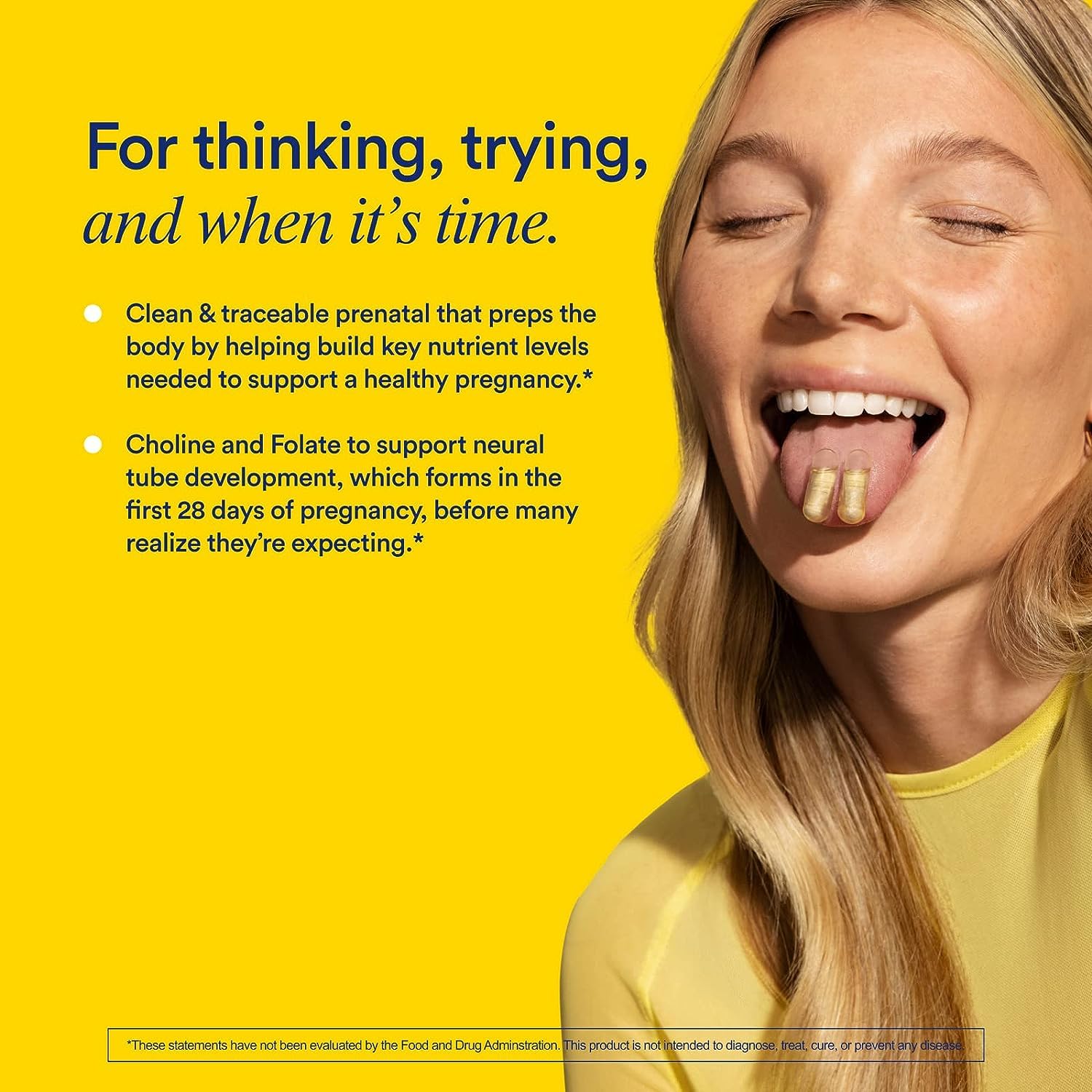 Ritual Prenatal citrus tab package highlights daily ritual.