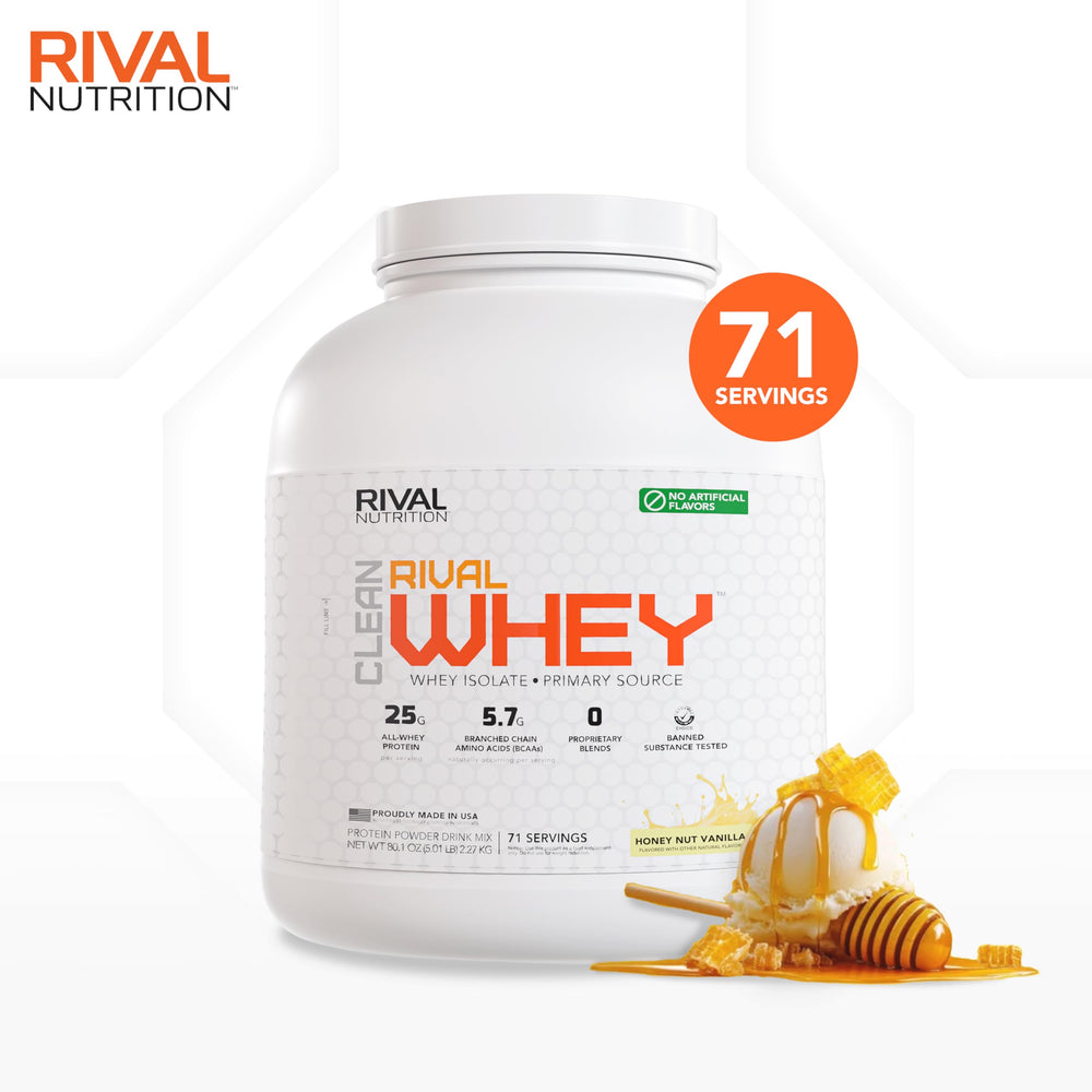 Whey protein powder being mixed with water for fast digestion and workout recovery.