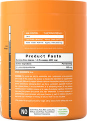River & RULA L-Lysine powder serving scoop enables easy dosing
