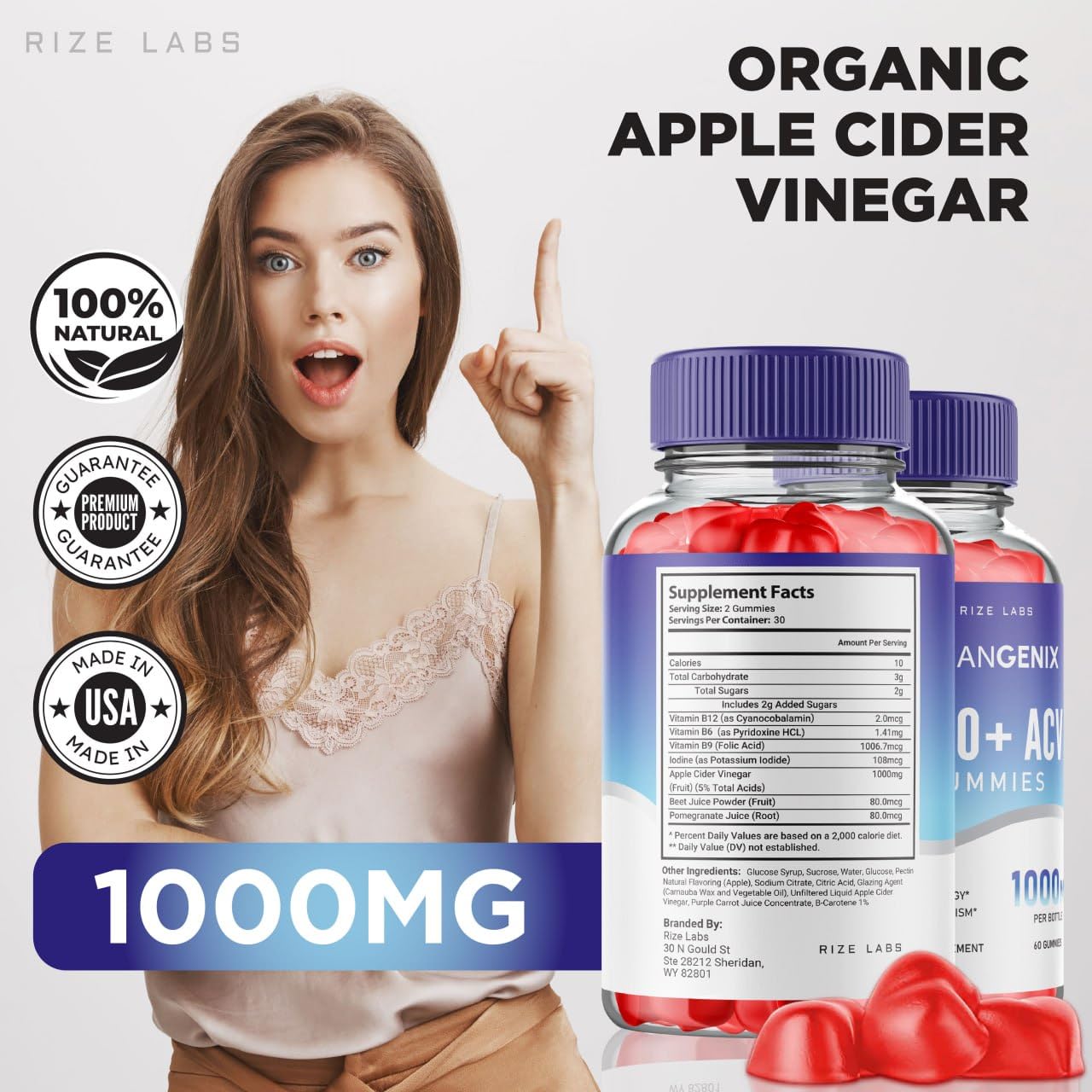 Gummy bite illustrating energy support during daytime activities