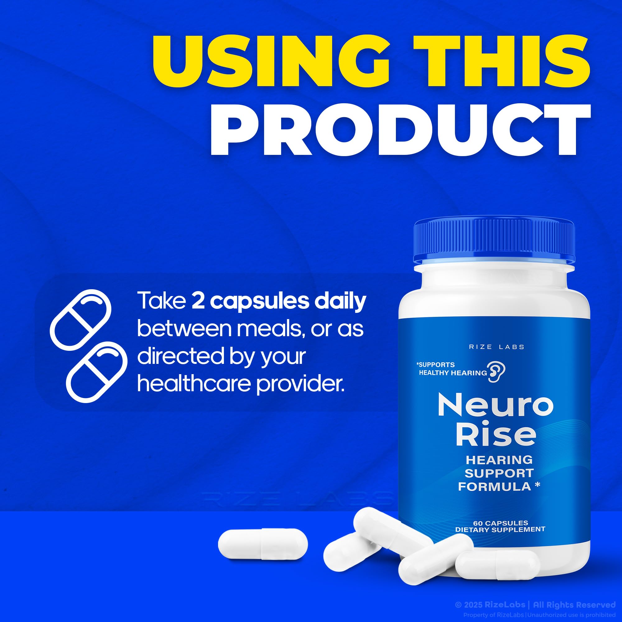 Capsules neatly arranged for everyday use after meals.