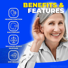 Label design of Neuro Rise emphasizes tinnitus and noise support features.
