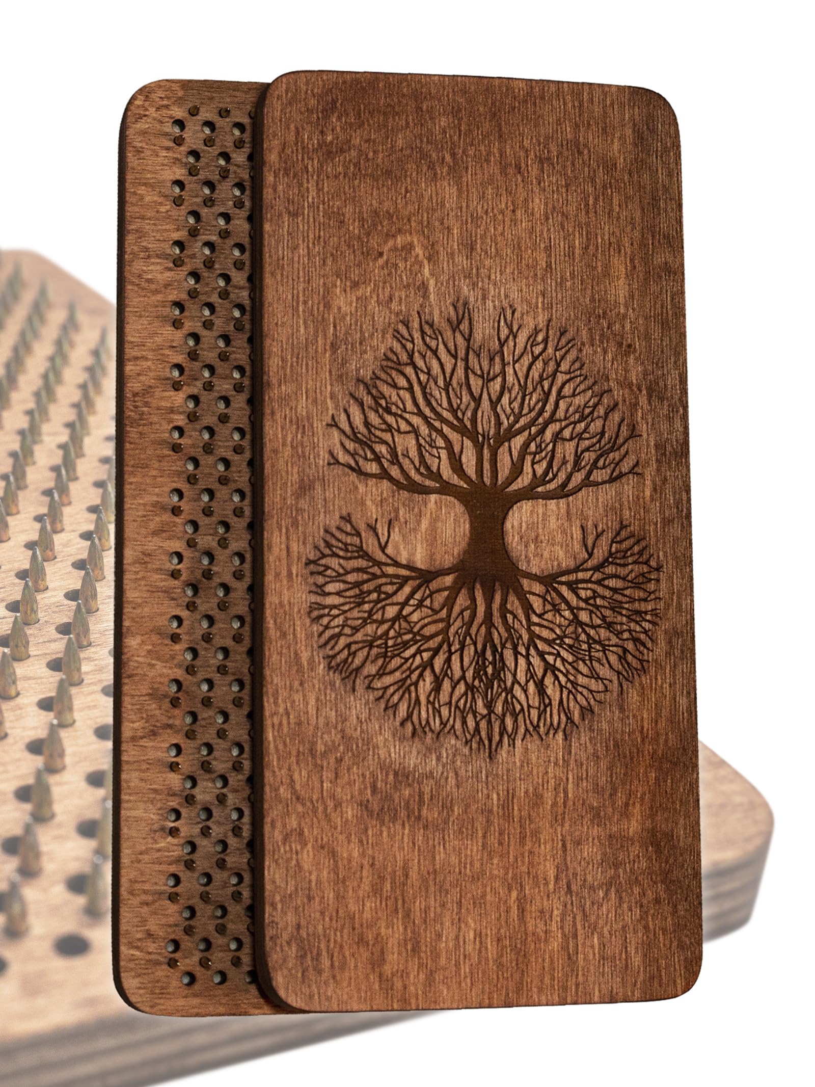 RIZONE Sadhu board nails assembly for focused acupressure practice.