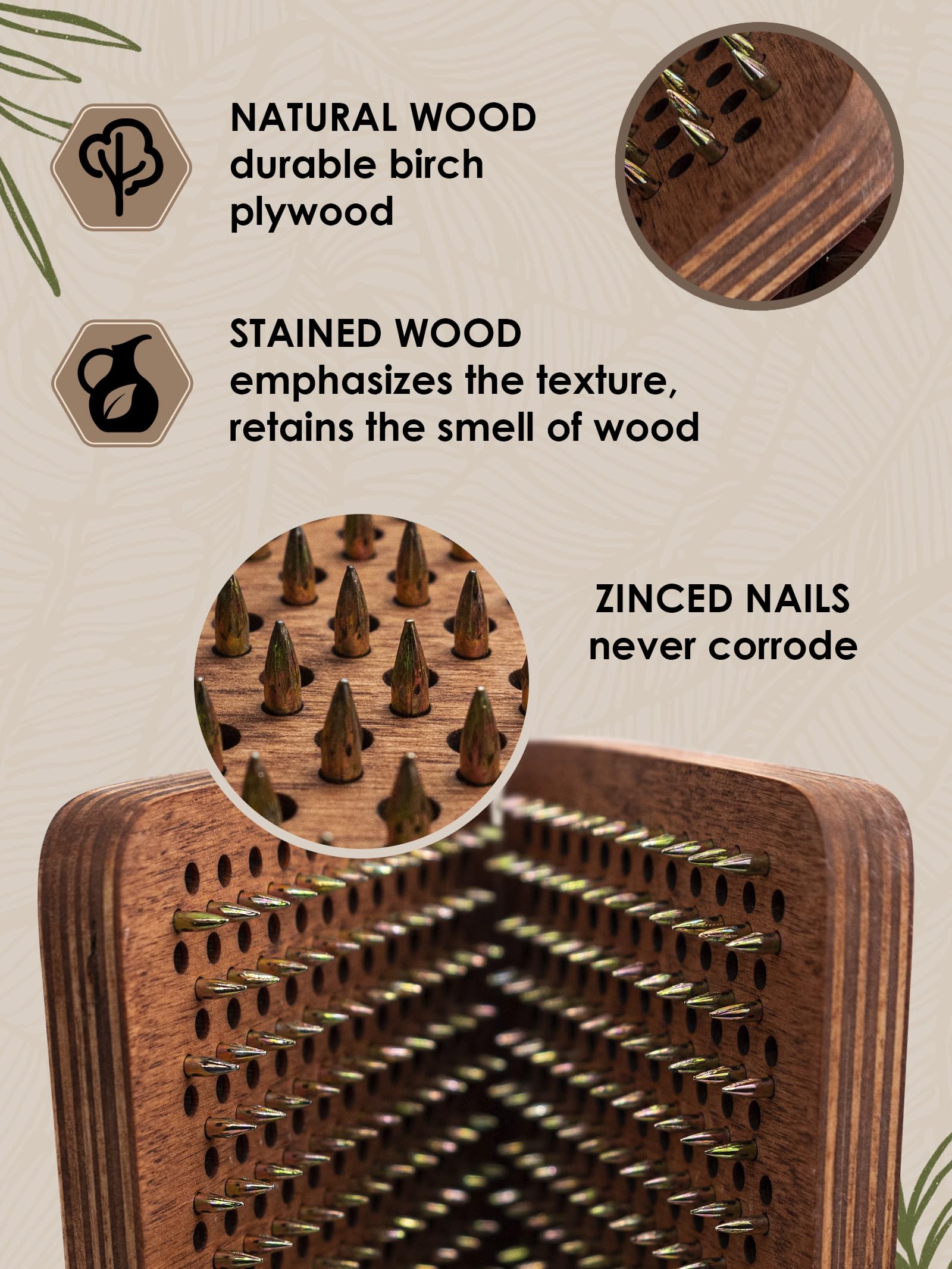 RIZONE Sadhu Board accompanying storage case for easy home or travel use