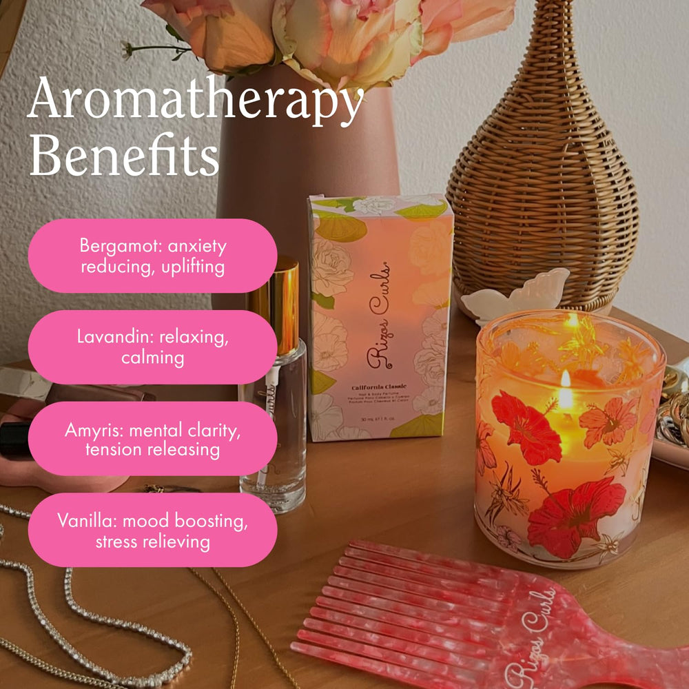 Rizos Curls vegan and cruelty-free candle adds ethical confidence to your fragrance routine