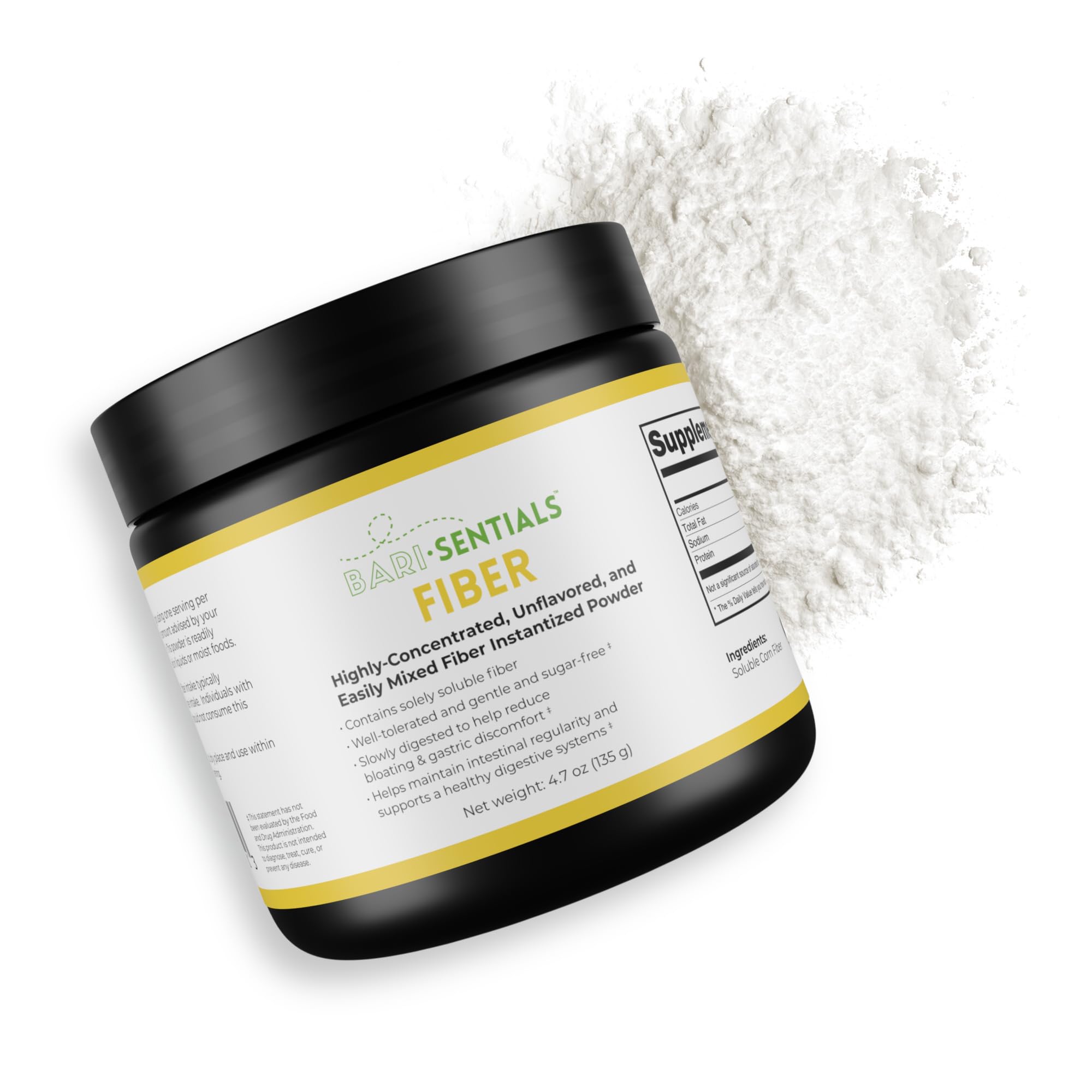 R-Kane Barisentials bottle front highlights soluble fiber for daily digestive support.