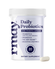 rmdy balance bottle with pour demonstrates daily probiotic support for digestive comfort.