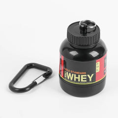 RNB Digital protein keychain hiking setup for on-the-go supplementation.