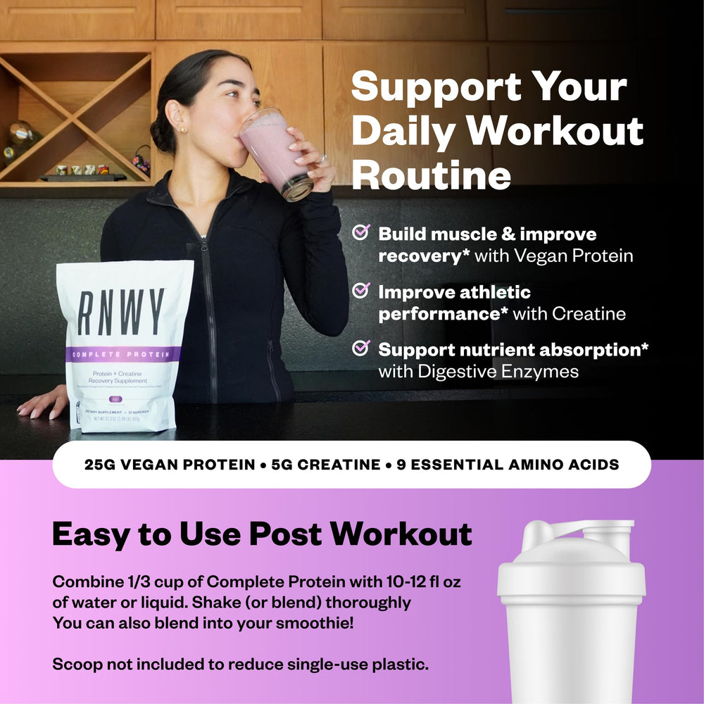 RNWY Informed Sport and SQF certified badge signals high quality and safety.