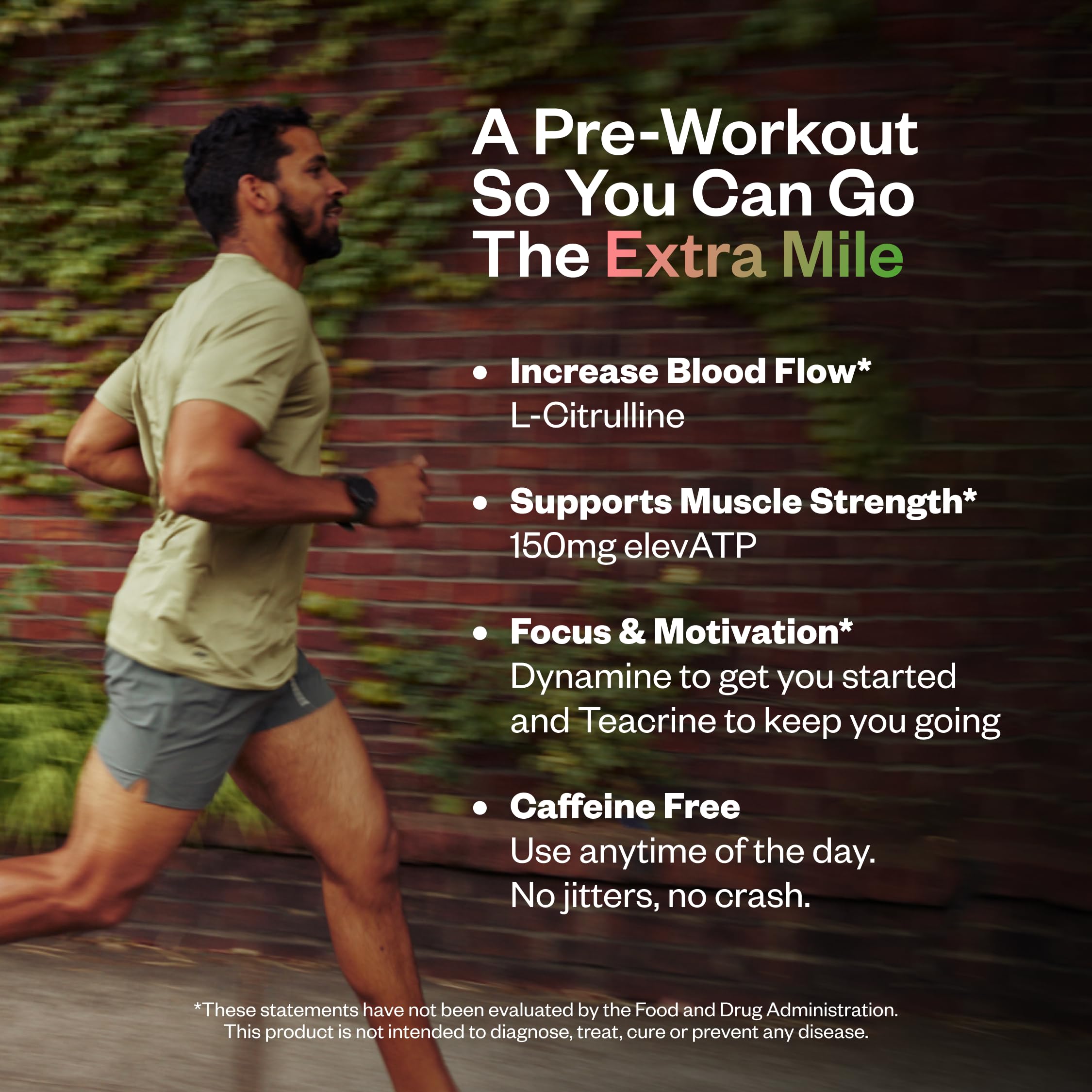 RNWY Extra Mile glass with mixed drink highlights sugar-free focus during workouts.