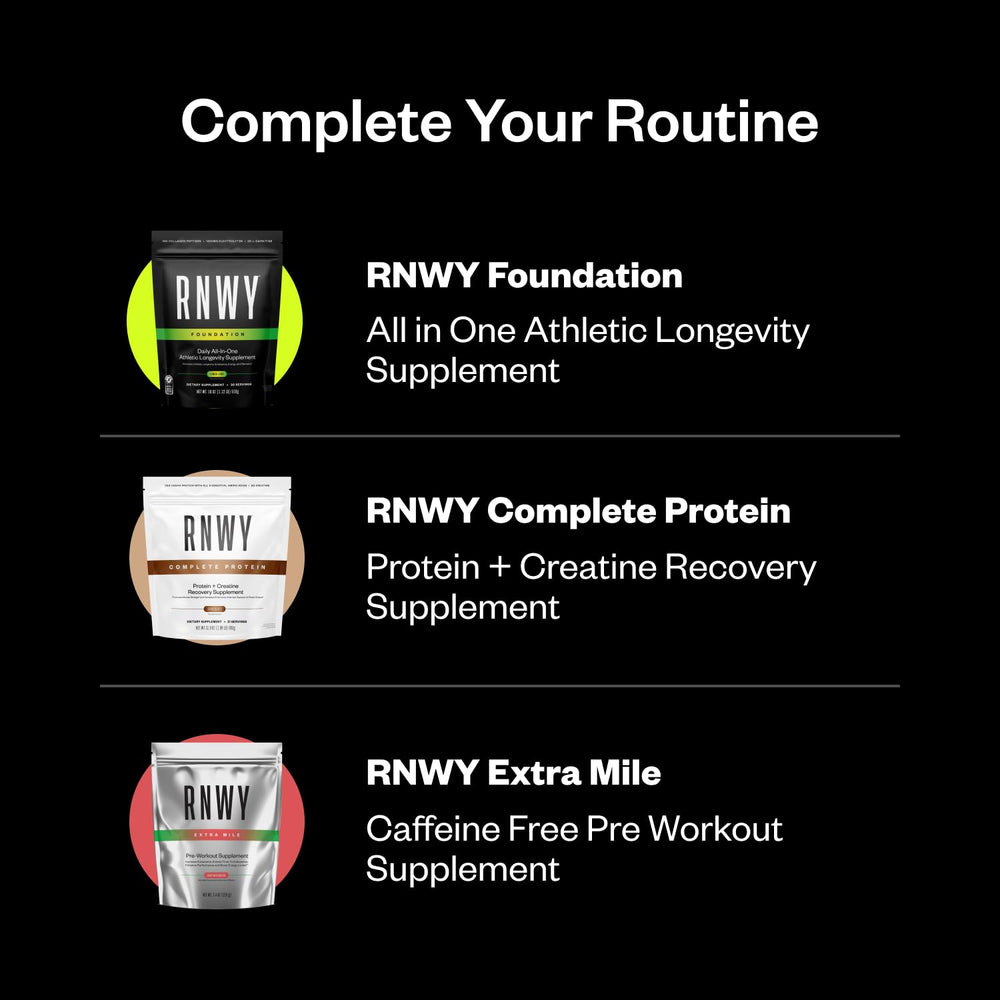 RNWY Extra Mile measuring scoop in use for precise workouts.