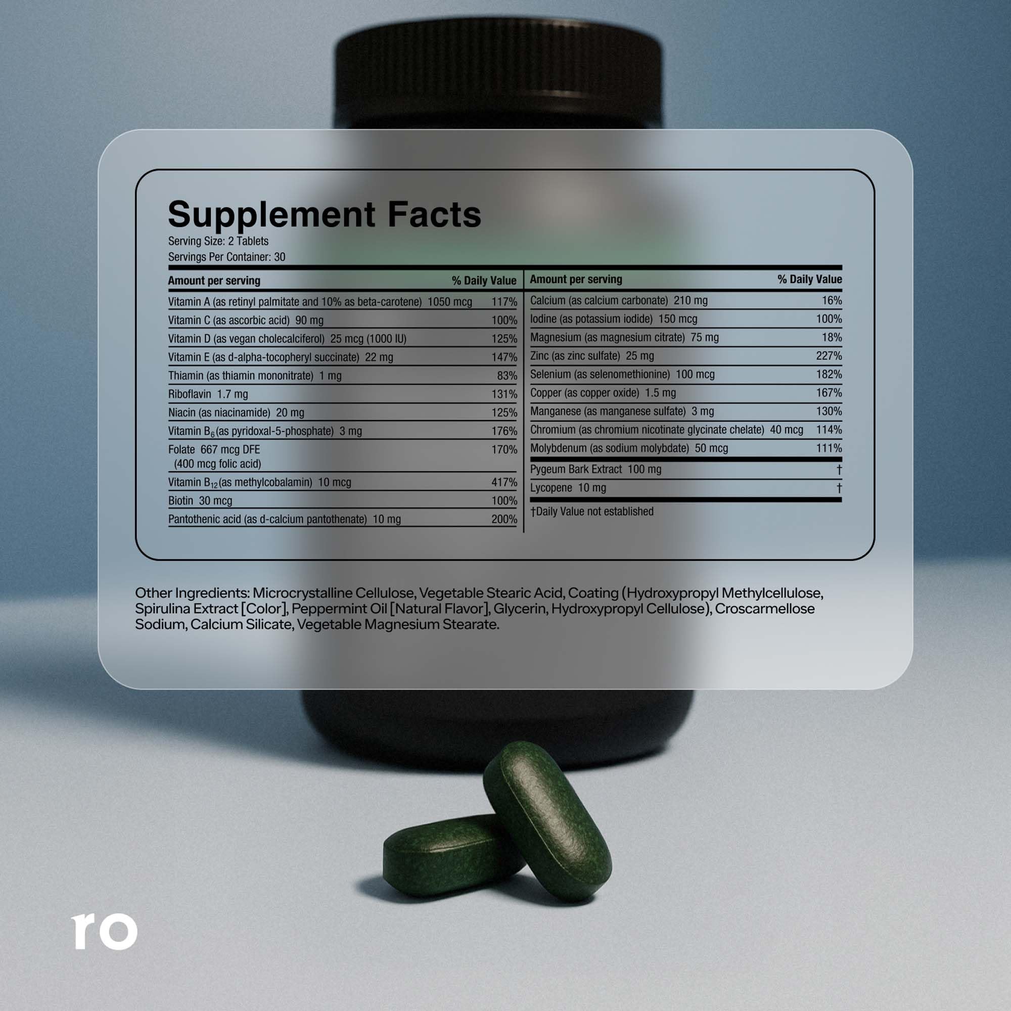 Ro Daily Multivitamin for Men daily-use scene during morning routine