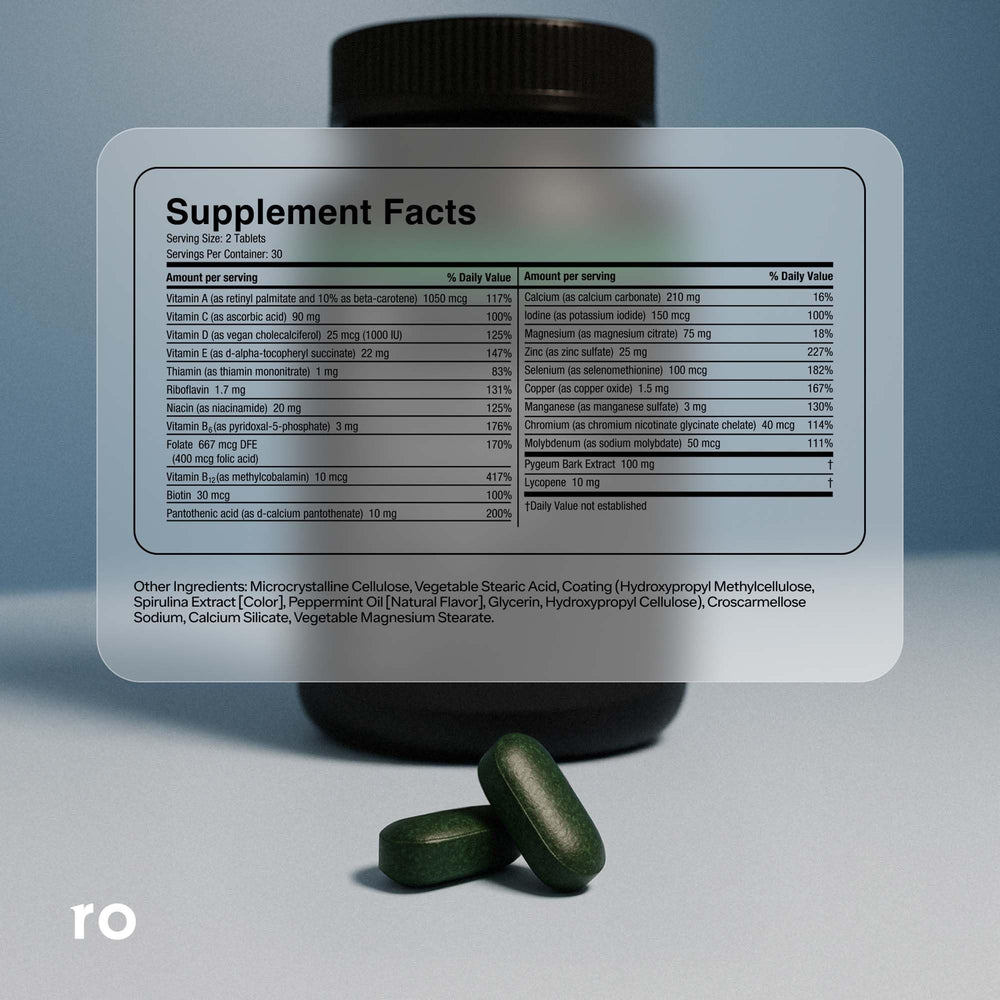 Ro Daily Multivitamin for Men daily-use scene during morning routine