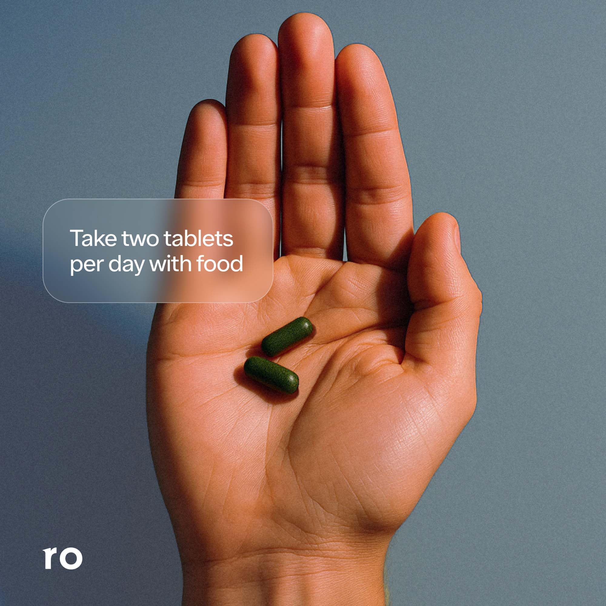 Ro Daily Multivitamin for Men packaging box highlighting 60-tablet supply