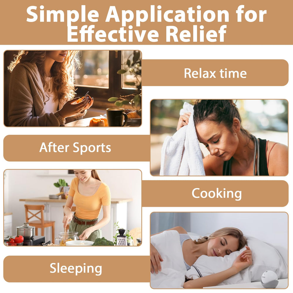 ROBOHOOK Castor Oil Knee Wrap pair included for wellness routines.