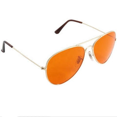 RobRia color-therapy glasses blue lens support calm focus and versatile outfits.