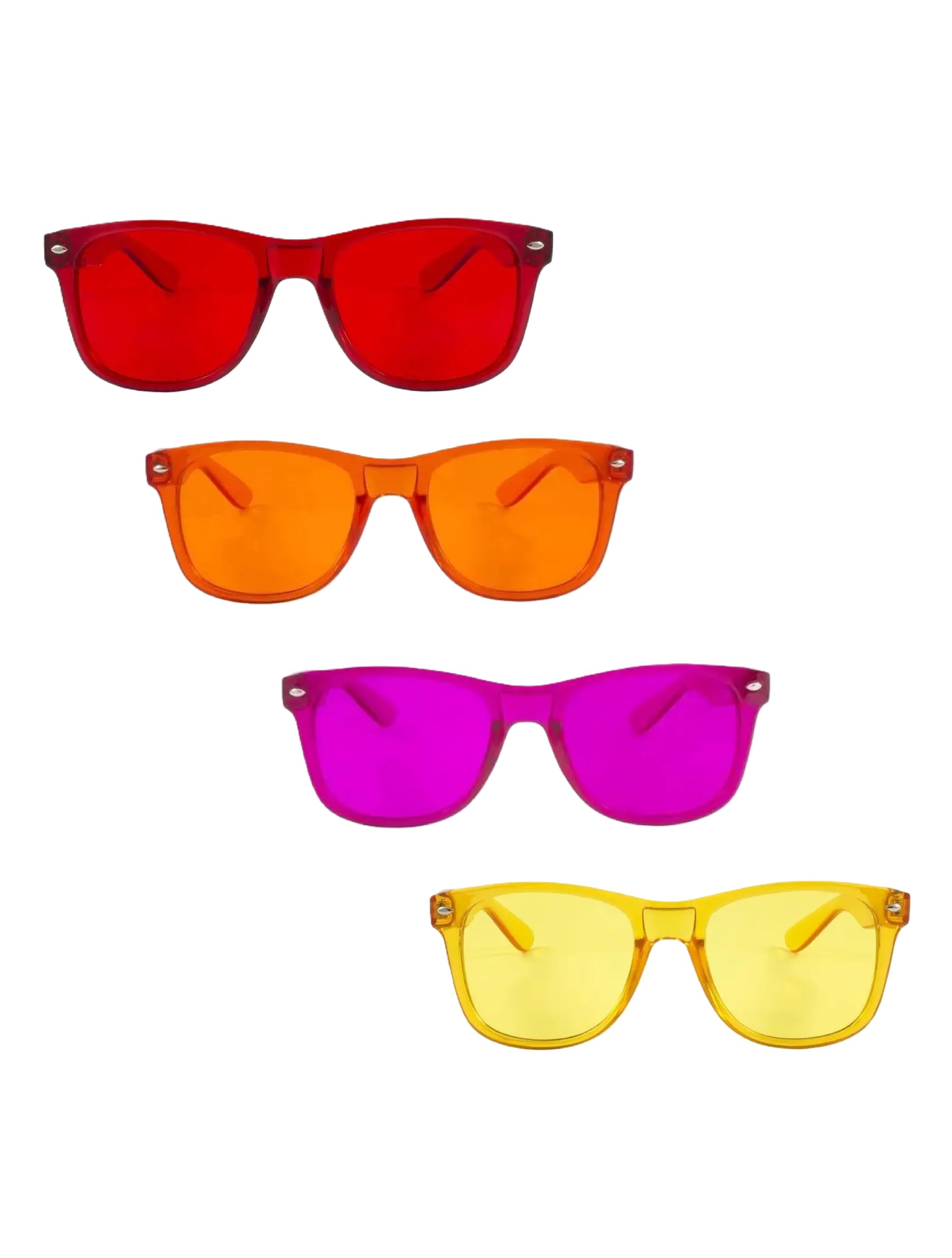 RobRia Color Therapy Glasses Red Lens for energizing focus and mood