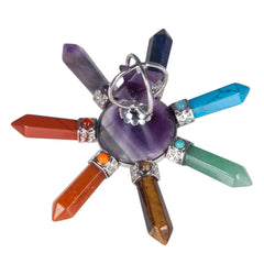 Rockcloud green aventurine wand supports abundance and balanced mood.