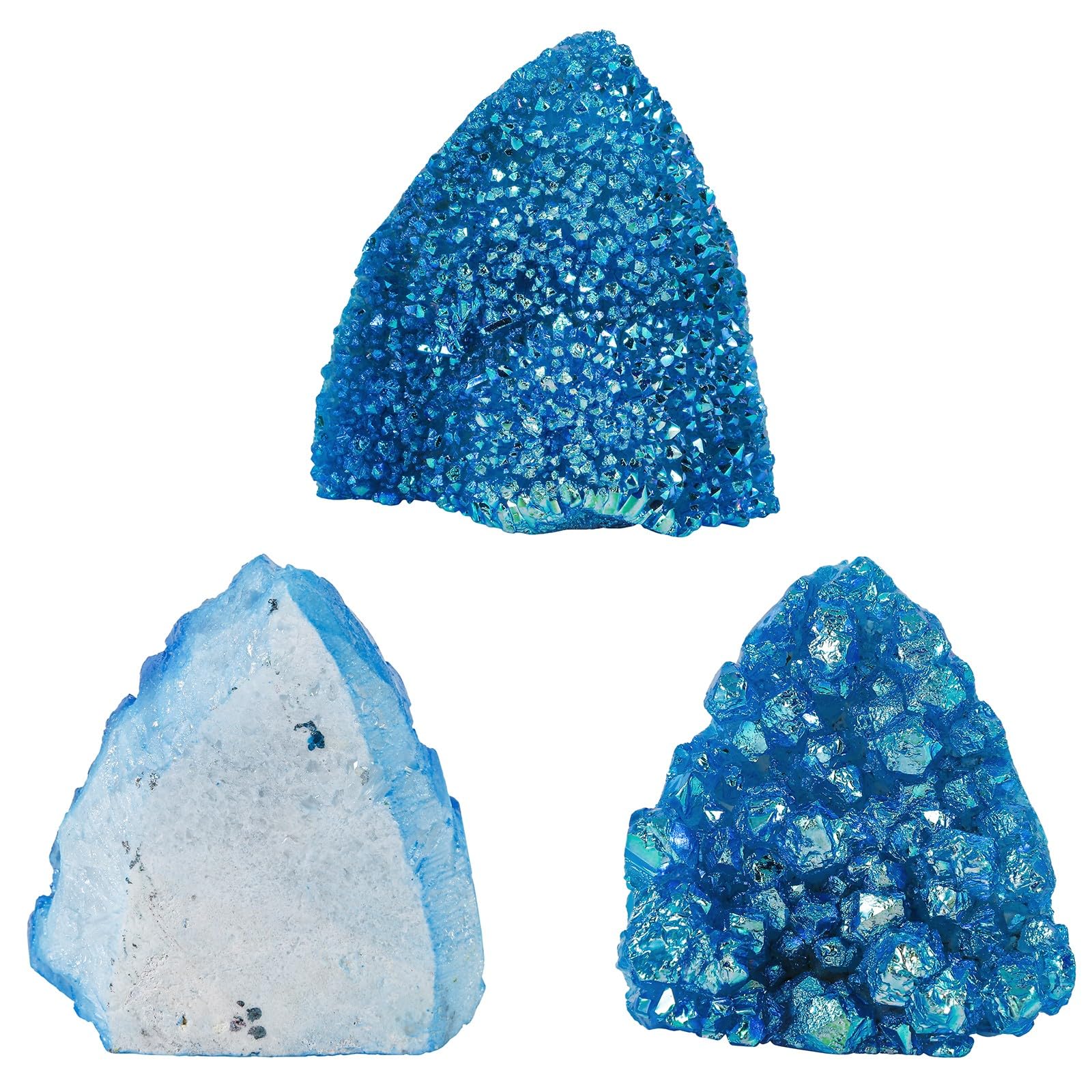 Rockcloud crystal geode mineral for stylish home decor and study ambiance