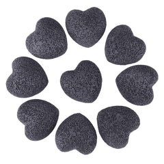 Rockcloud dyed lava heart set, close-up of pocket-sized diffuser stones for on-the-go scents.