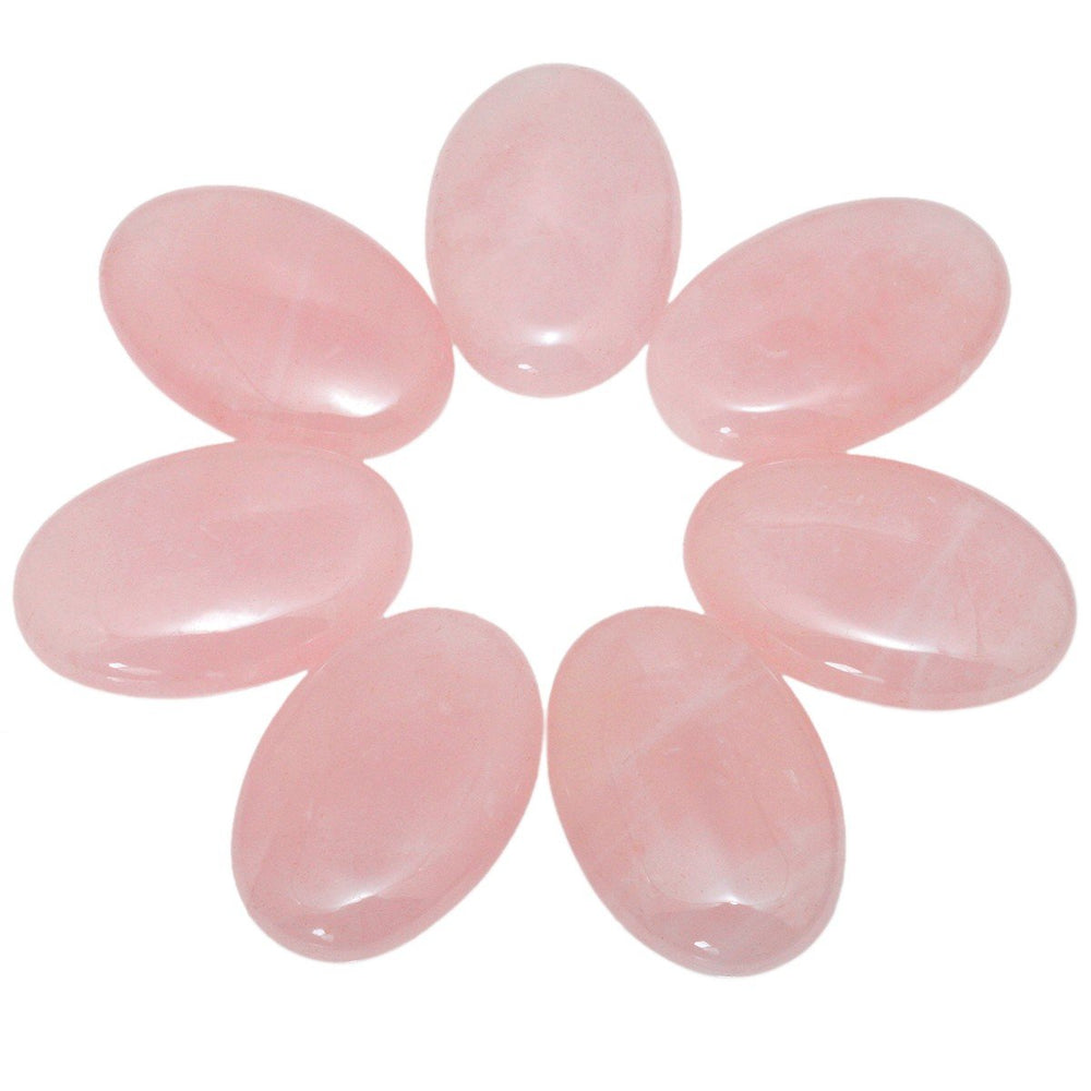 Rockcloud rose quartz in velvet gift bag showing gift-ready presentation