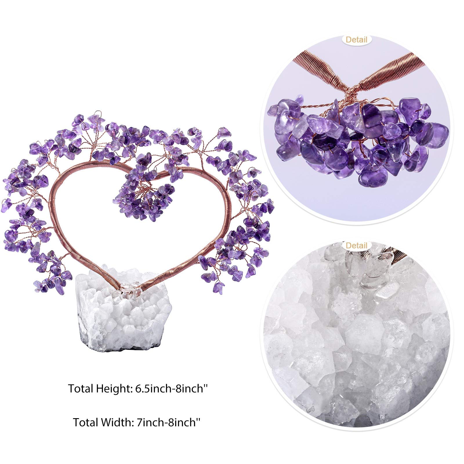 Rockcloud heart-shaped money tree for gift-giving and romantic surroundings.