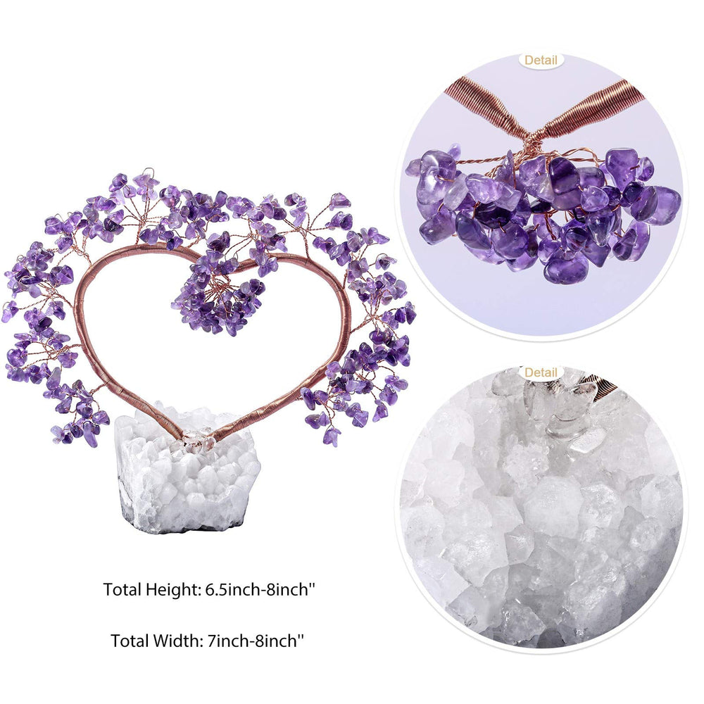 Rockcloud heart-shaped money tree for gift-giving and romantic surroundings.