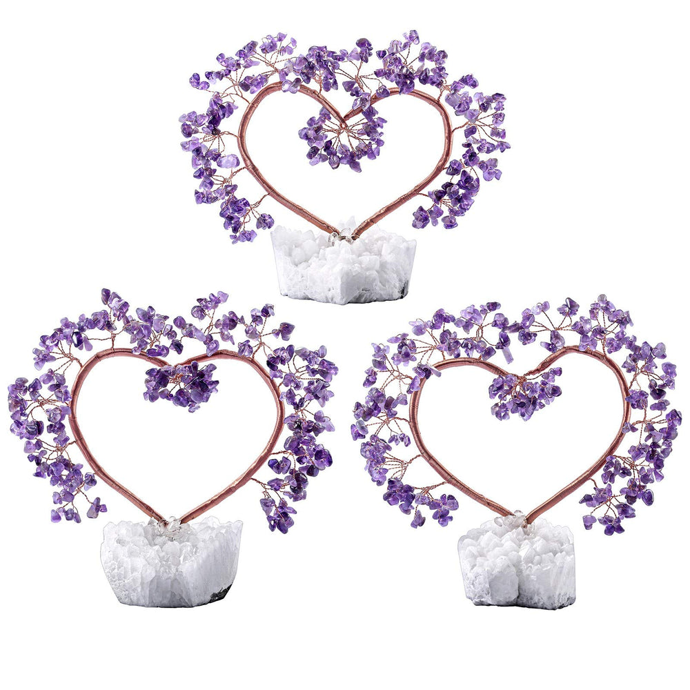Rockcloud quartz geode base tree elevates any shelf with natural beauty.