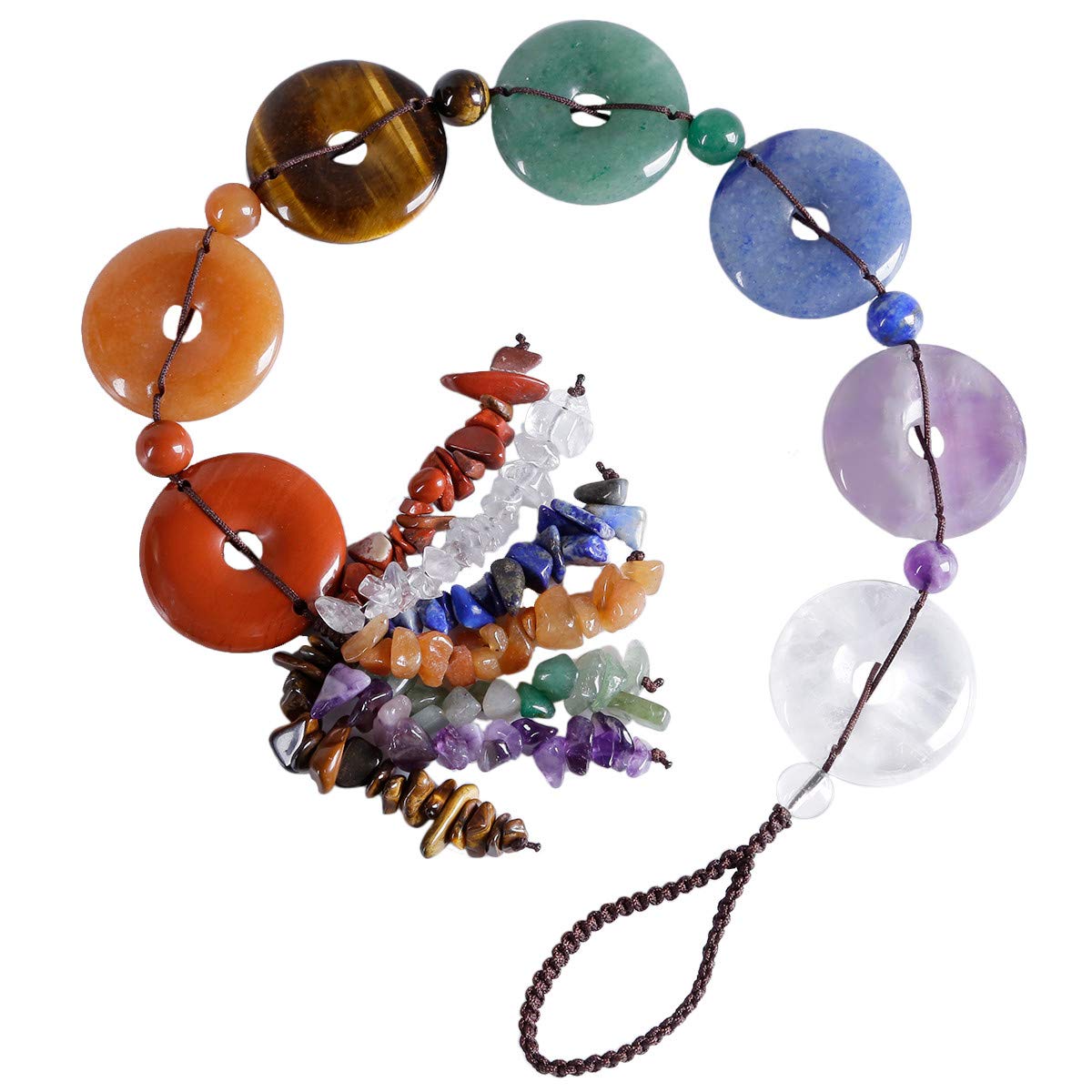 Rockcloud Peace Buckle crystal ornament highlights balance and tranquil décor.
