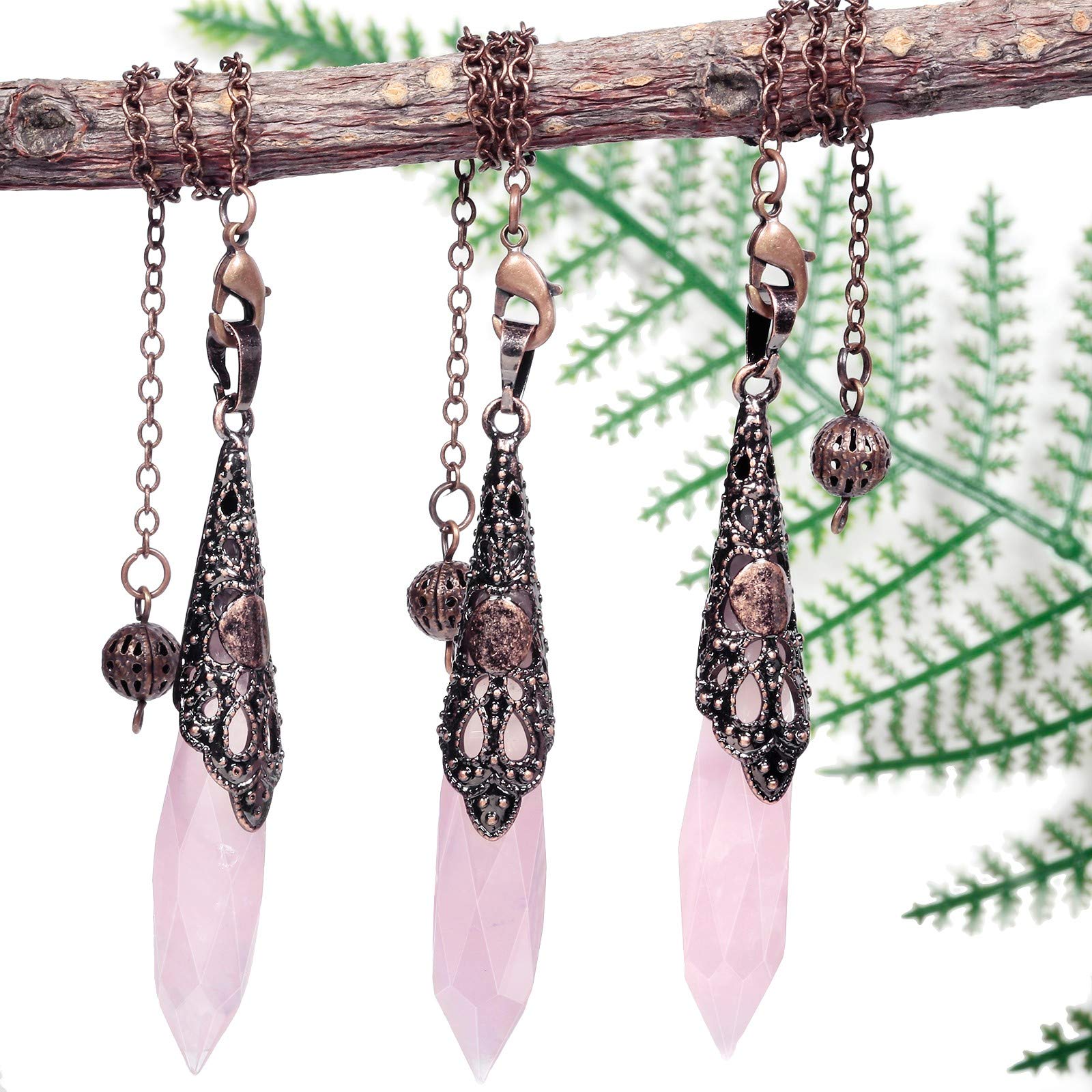 Rockcloud pendant length and weight shown for portable divination tool