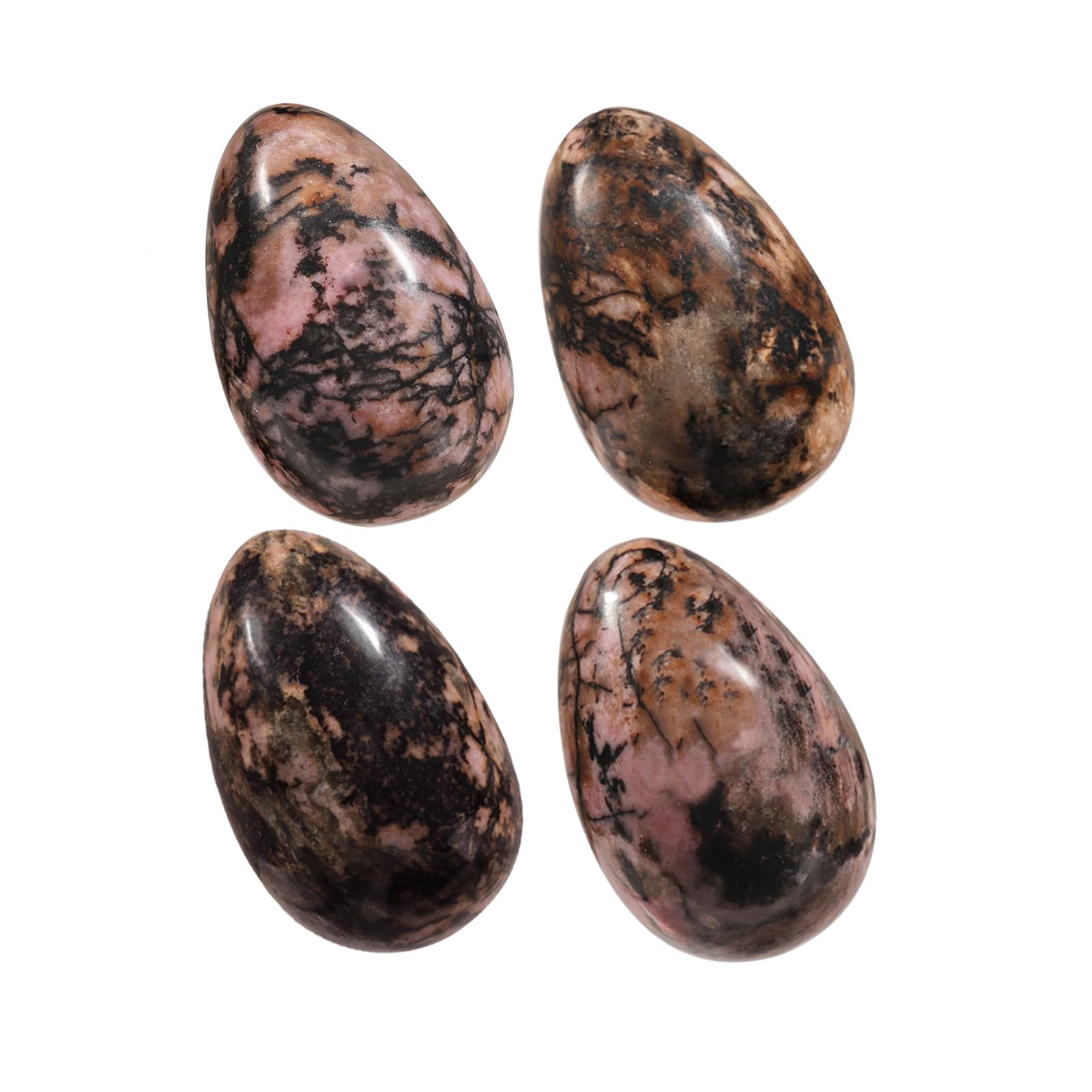 Rockcloud polished egg stone pocket for calming tactile relief on the go