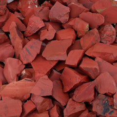 Rockcloud Red Jasper polish-ready stones for polishing and crystal crafts.