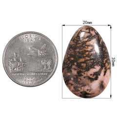 Rockcloud rhodonite worry stone helps with focus and mindful breathing during work