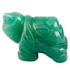 Rockcloud turtle figurine enhances home ambiance with calming crystals and luck symbolism.