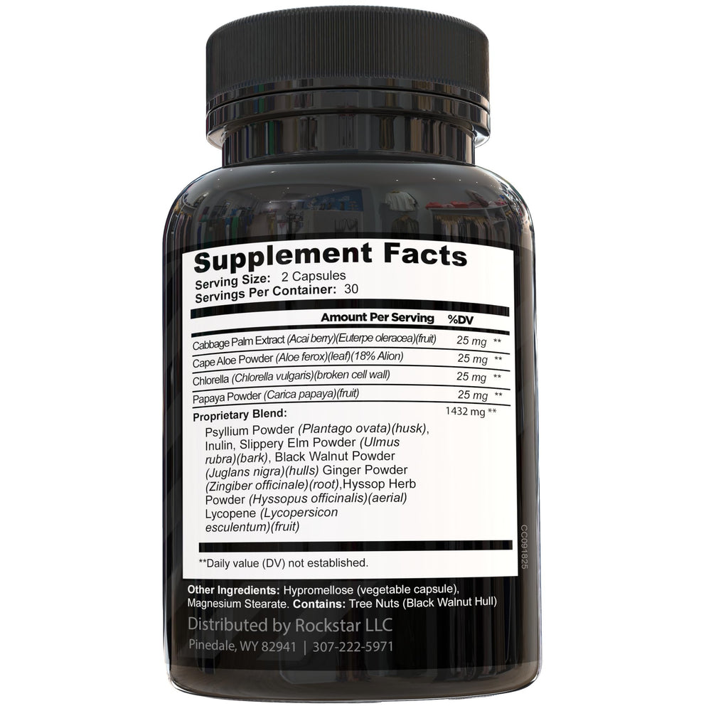 Rockstar Abs energy-boosting pills in use during gym session
