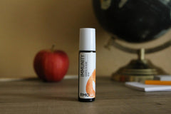 Rocky Mountain Oils Immunity Roll-On label highlights ingredients and safety features.