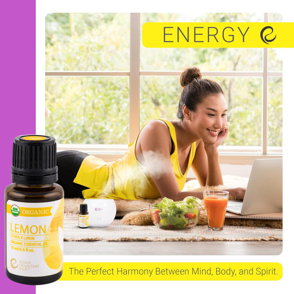 Lemon slices beside the bottle suggest fresh, natural fragrance for kitchens.