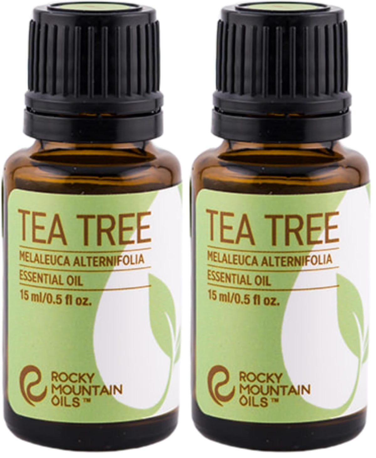 Rocky Mountain Oils Tea Tree oil bottle pour for diffuser aromatherapy and fresh aroma
