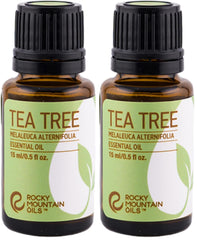 Rocky Mountain Oils Tea Tree oil bottle pour for diffuser aromatherapy and fresh aroma