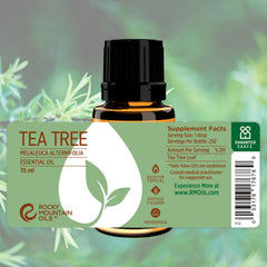 Rocky Mountain Oils Tea Tree oil in diffuser setup for clean, refreshing space
