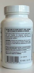 Roex ingredient table emphasizes zinc and Vitamin E for cellular support