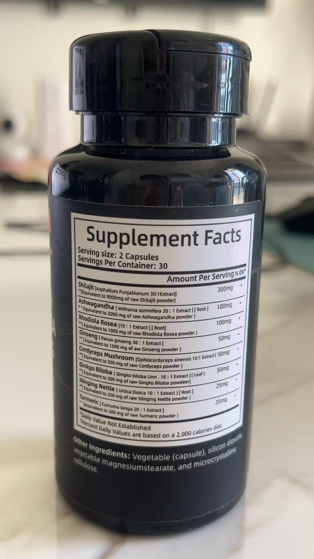 Rolphood Ashwagandha blend visual suggests balanced energy
