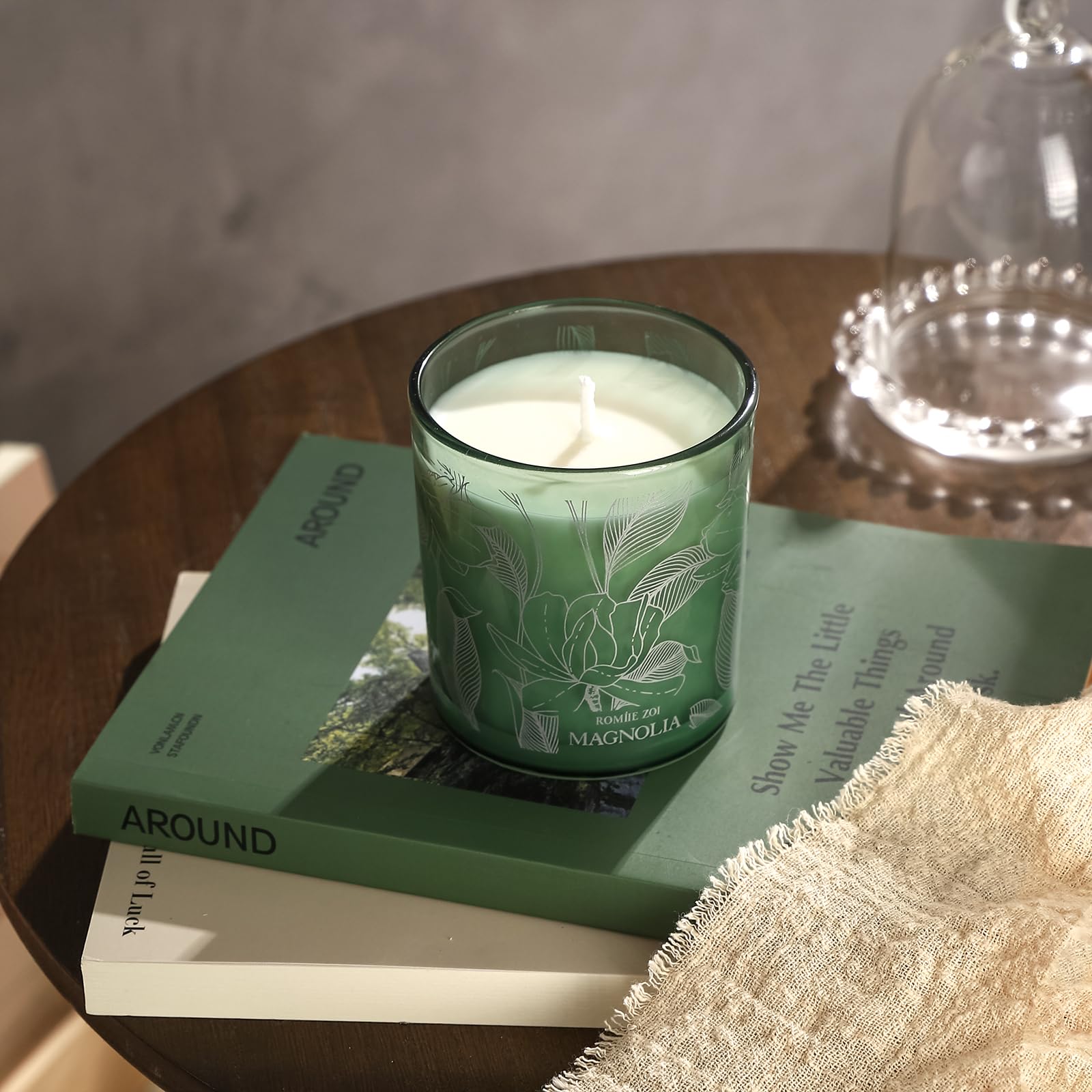 ROMIIE ZOI candle at desk creates calm focus in workspaces