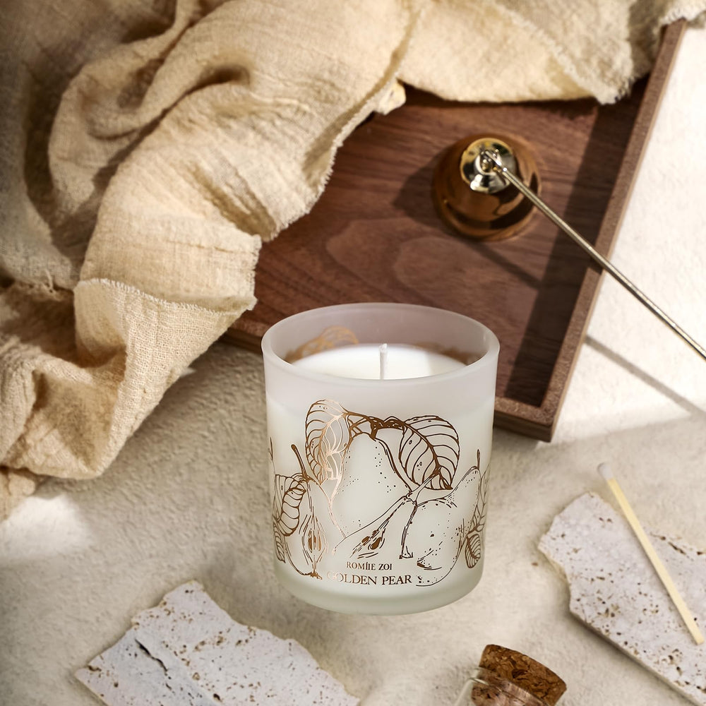 ROMIIE ZOI candle suitable for office or home spaces promoting calm focus.