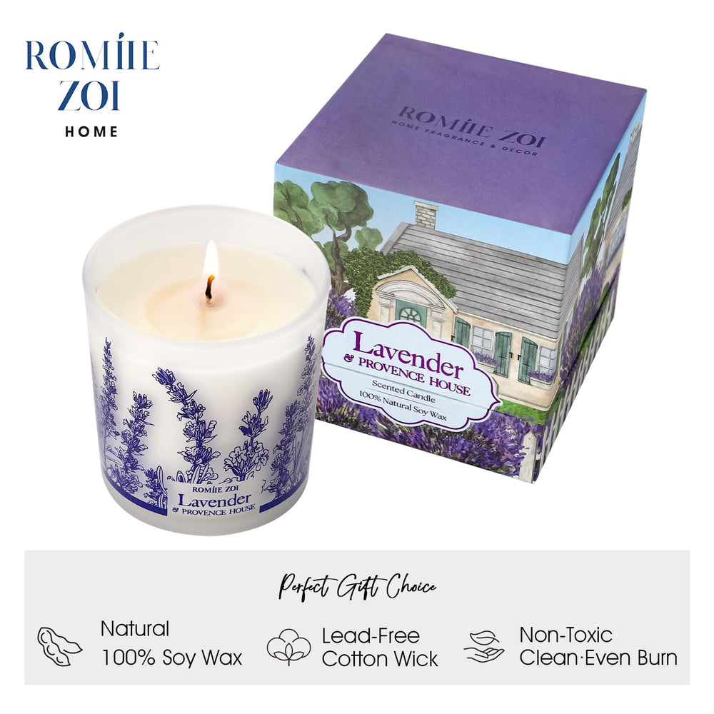 ROMIIE ZOI soy wax jar burn for clean scent.