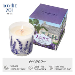 ROMIIE ZOI soy wax jar burn for clean scent.