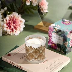 ROMIIE ZOI lead-free cotton wick ensures steady, safe room burn.