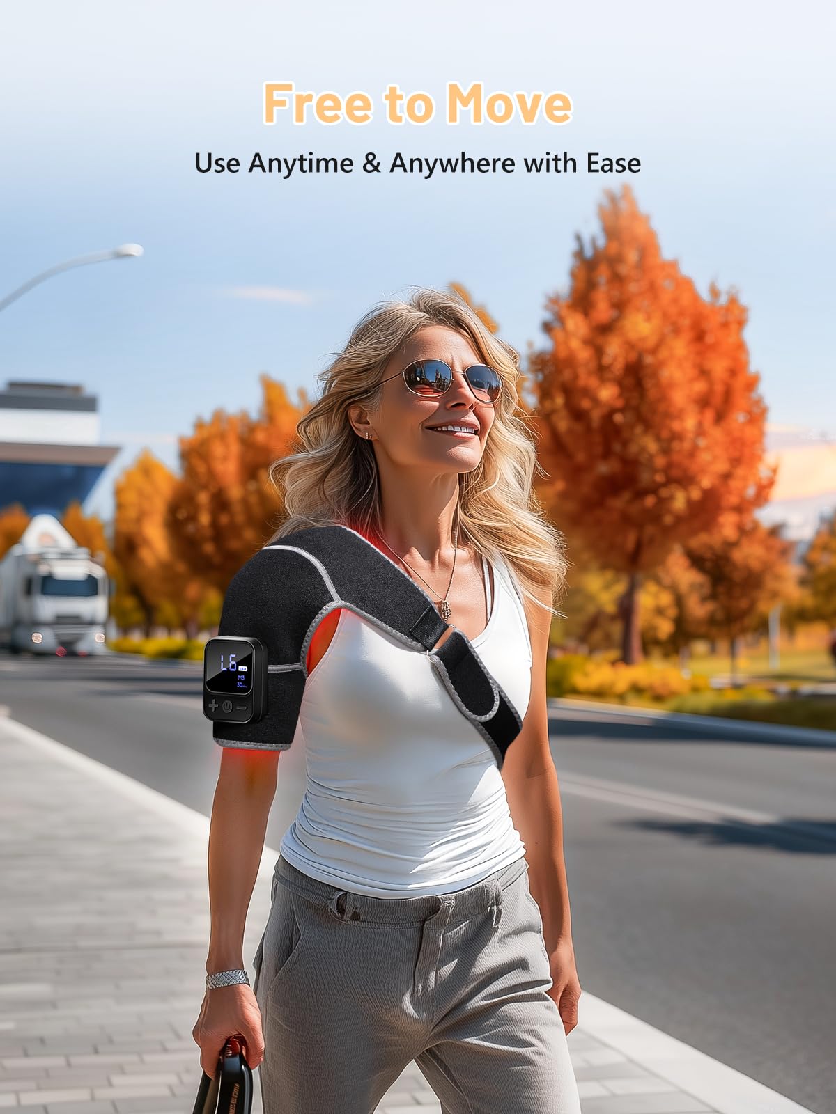 ROMISA 216-LEDs shoulder pad with even light distribution